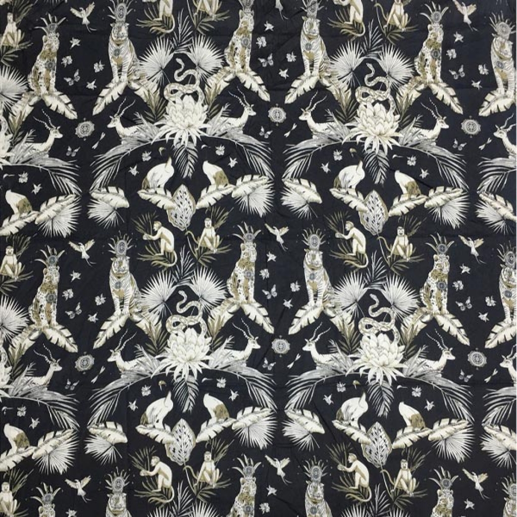 New Jungle Print Cotton Fabric Sewing Fabric for Dress Making Quilting Fabric