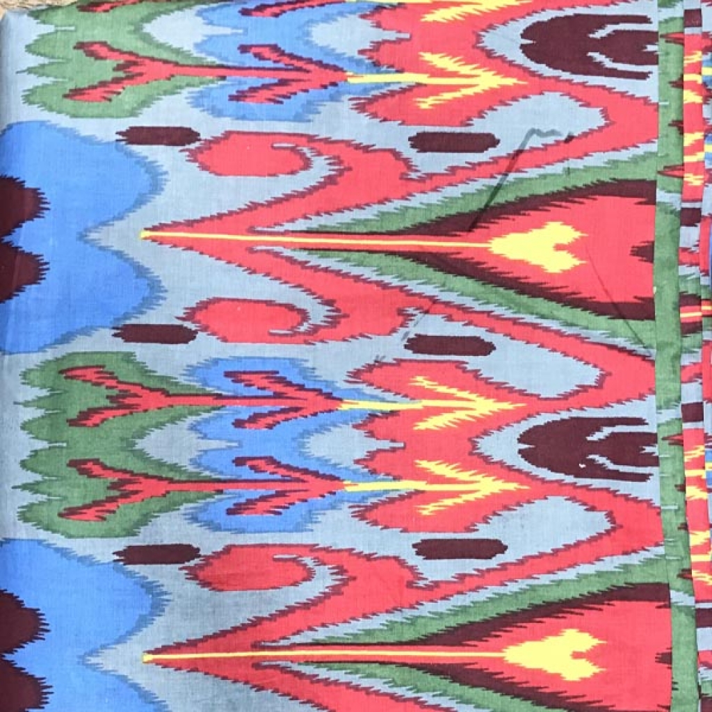 New Latest Ikat Print Cotton Fabric Sewing Fabric for Dress Making Quilting Fabric