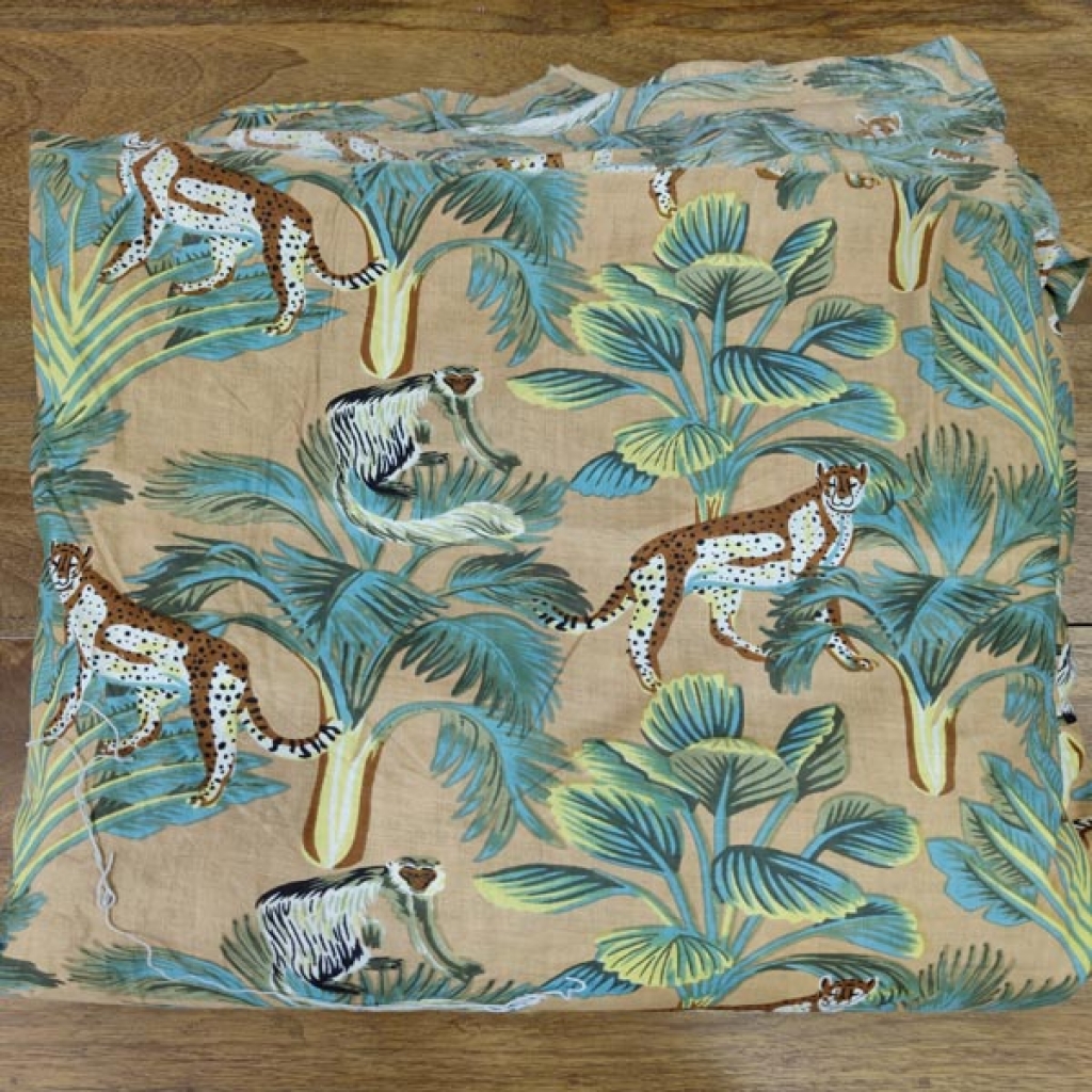 New Jungle Print Cotton Fabric Sewing Fabric for Dress Making Quilting Fabric