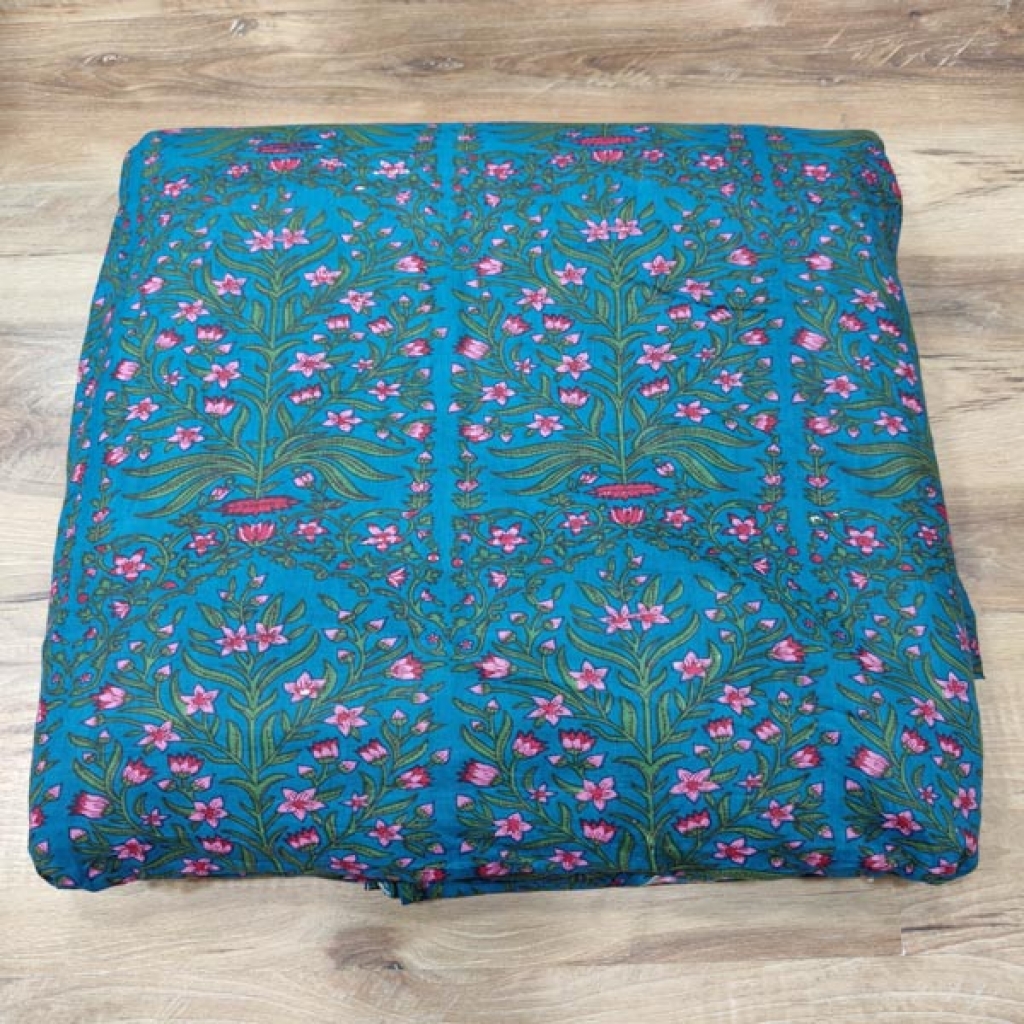 New Arrival Big Floral Multicolor Base Print Cotton Fabric Sewing Fabric for Dress Making Quilting Fabric