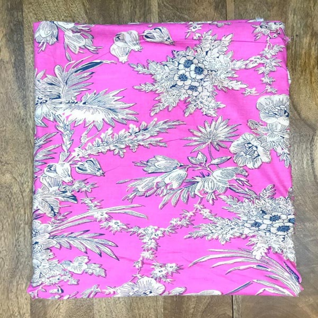 New Arrivel Doble process Big Floral Design Prints Cotton Fabric Sewing Fabric for Dress Making Quilting Fabric