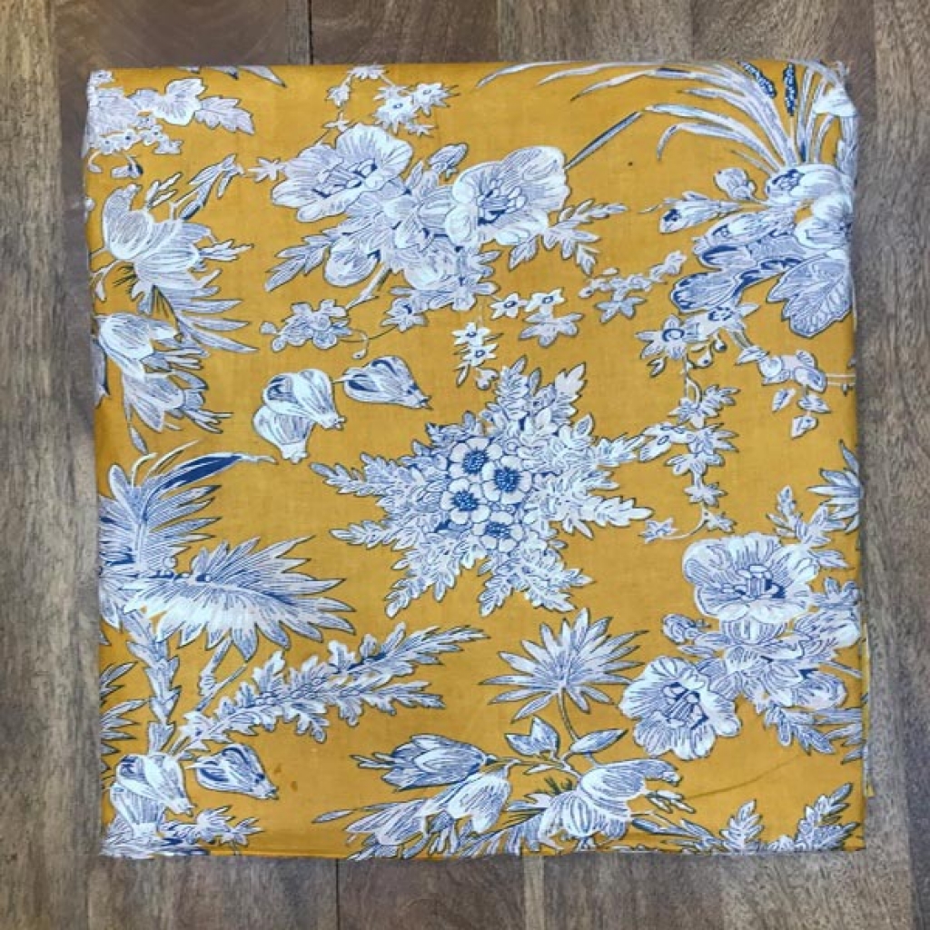 New Arrivel Doble process Big Floral Design Prints Cotton Fabric Sewing Fabric for Dress Making Quilting Fabric