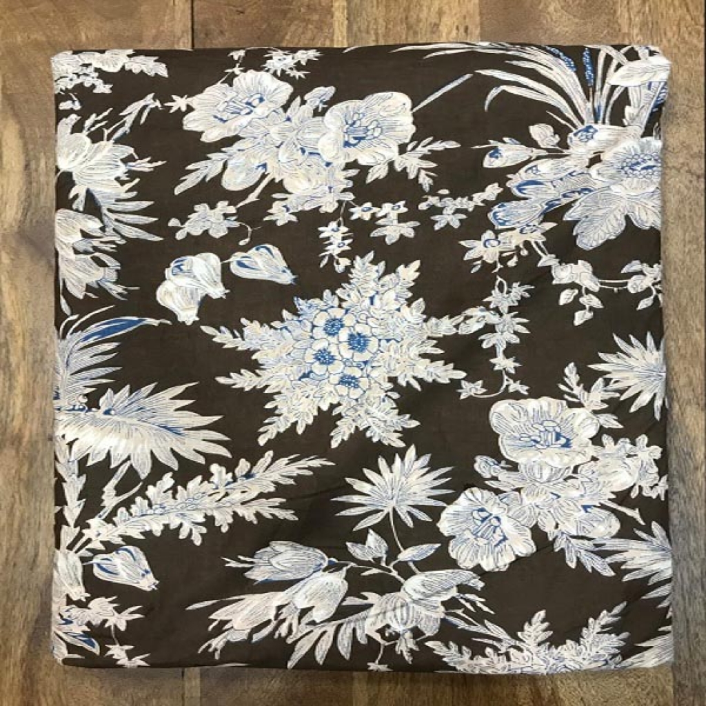New Arrivel Doble process Big Floral Design Prints Cotton Fabric Sewing Fabric for Dress Making Quilting Fabric