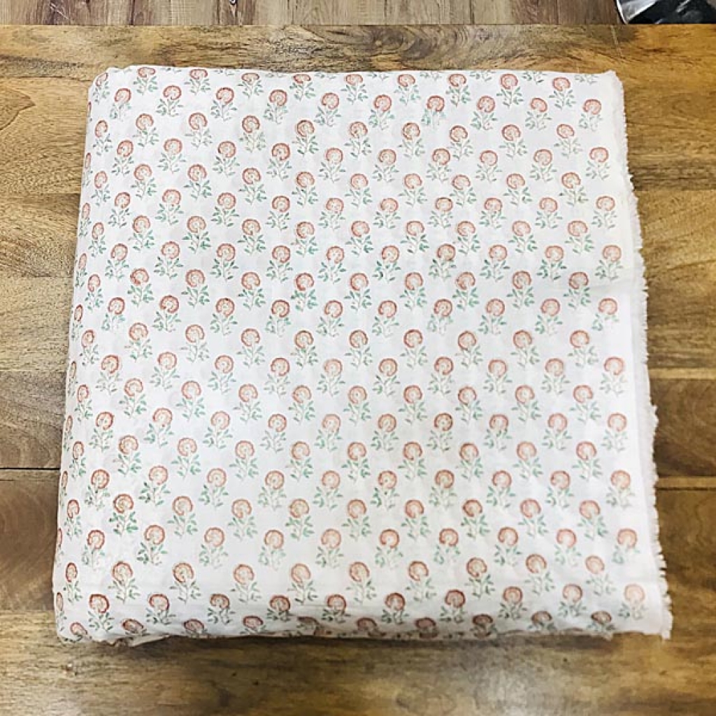 Small Buti Arrivel New Design Block Prints Cotton Fabric Sewing Fabric for Dress Making Quilting Fabric Kimono