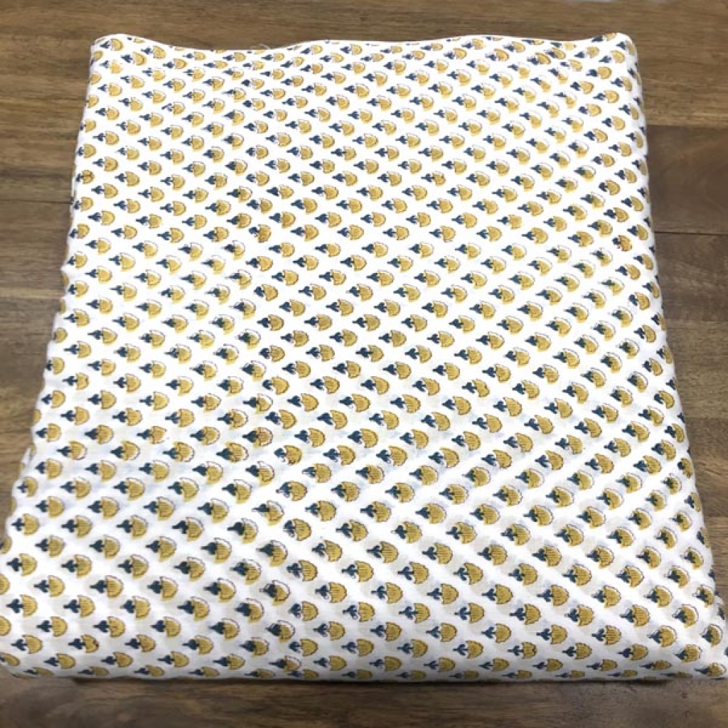 Small Buti Arrivel New Design Block Prints Cotton Fabric Sewing Fabric for Dress Making Quilting Fabric Kimono