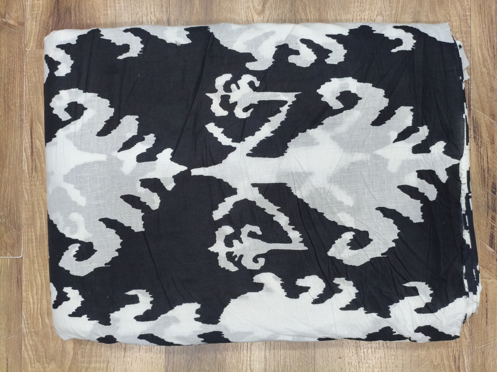 Screen print cotton fabric