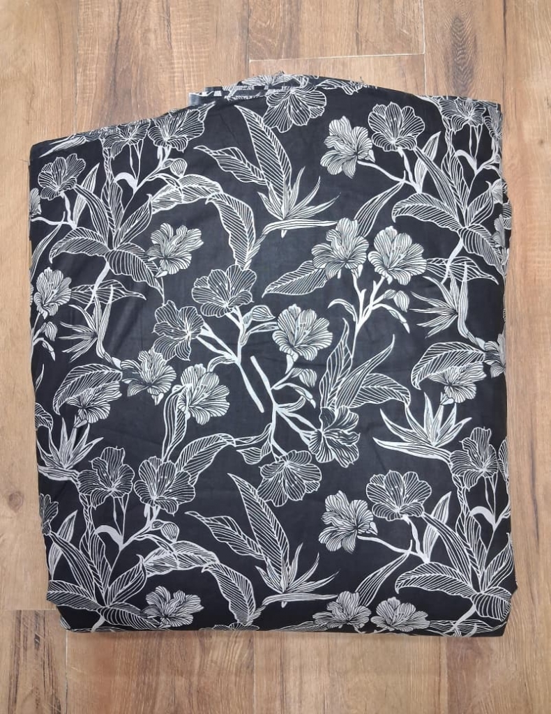 Cotton Screen Printed 60's Fabric