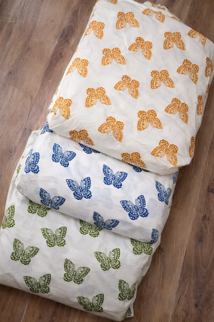 Cotton Cambric Screen  Printed Fabric With Animal Motif